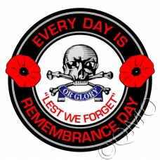 17th/21st Lancers Remembrance Day Sticker